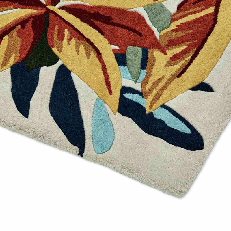 Robins Wood Wool Rug 146501 by Sanderson in Russet Brown