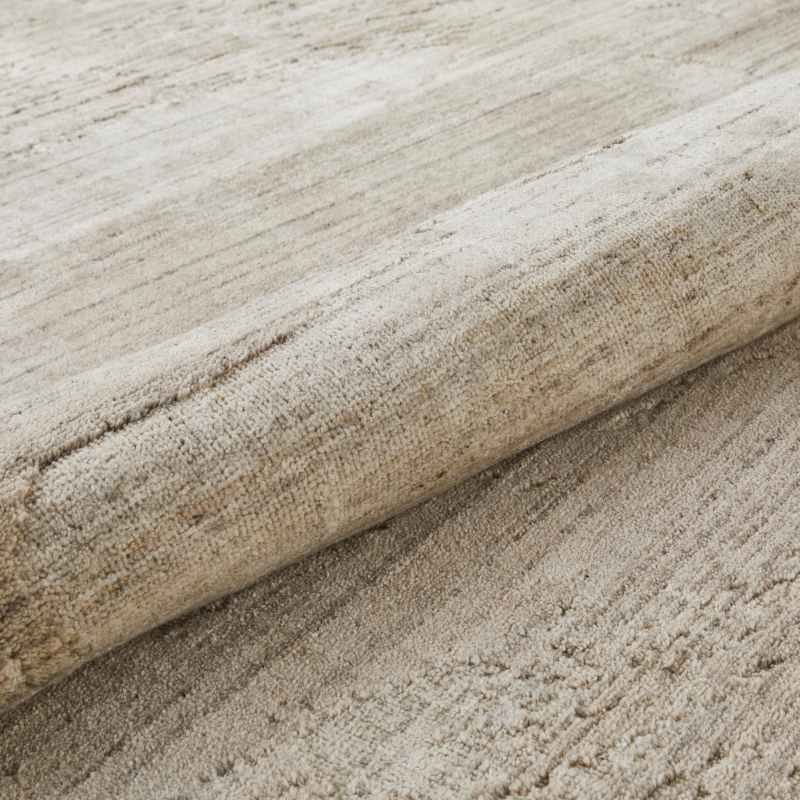 Dune DU155 Wave Wool Rugs by Concept Looms in Beige