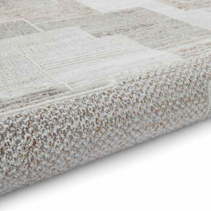 Creation 50178 Modern Geometric Rugs in Bronze Beige