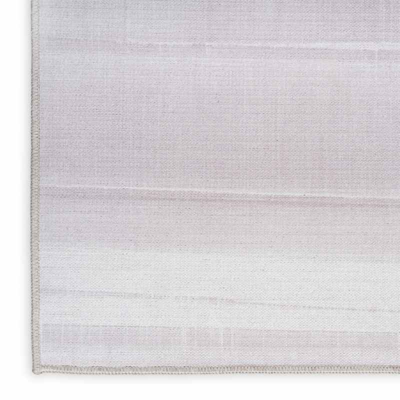 Calvin Klein LDR01 CK031 Launder Washable Runner Rugs in Ivory White