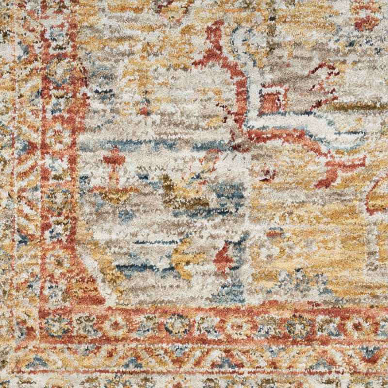 Nourison Sahar SHR06 Traditional Runner Rugs in Ivory Rust