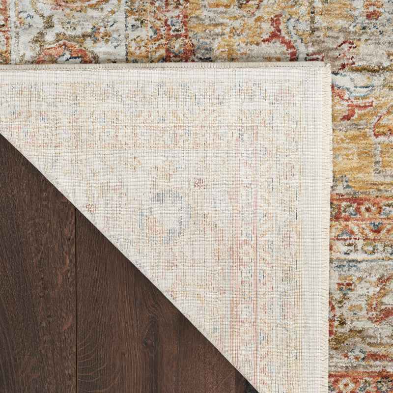 Nourison Sahar SHR06 Traditional Runner Rugs in Ivory Rust