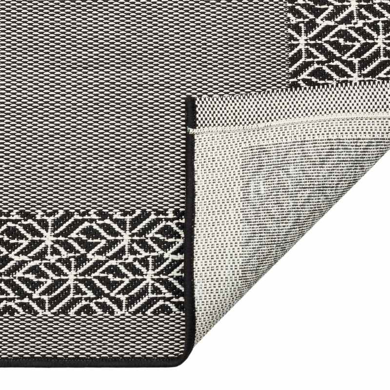 Concept Looms Terrazzo TRZ01 Indoor Outdoor Rugs in Black