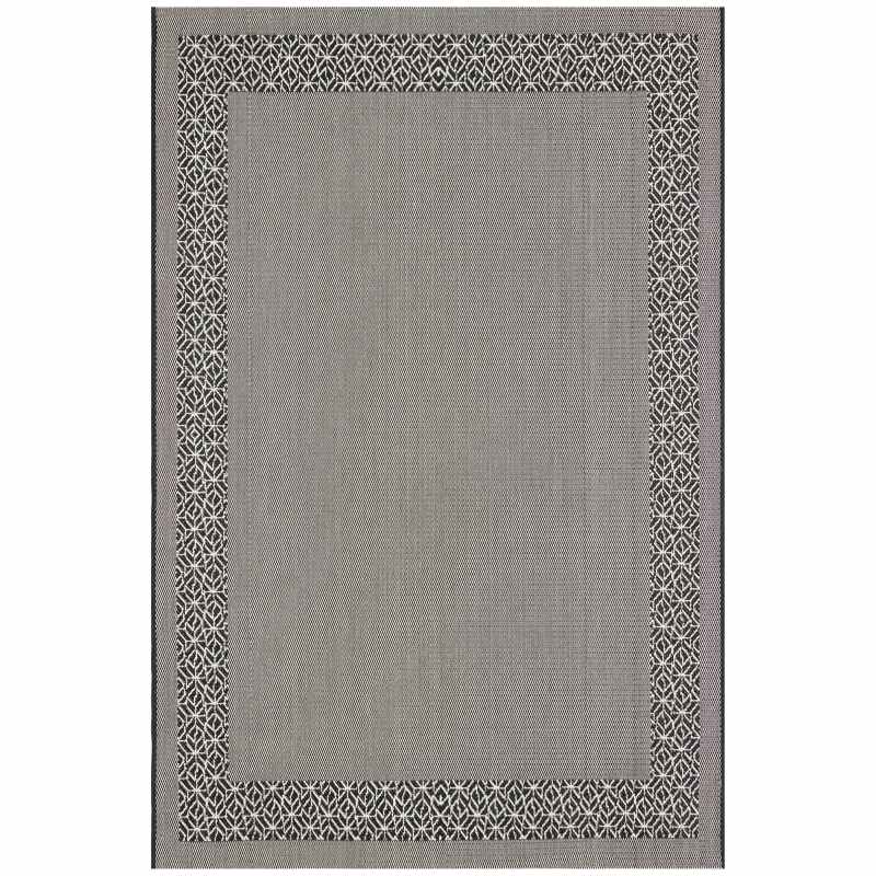 Concept Looms Terrazzo TRZ01 Indoor Outdoor Rugs in Black