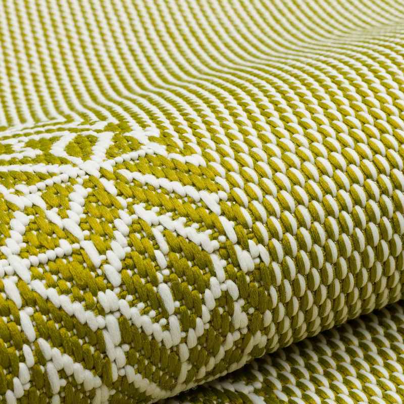 Concept Looms Terrazzo TRZ01 Indoor Outdoor Rugs in Green