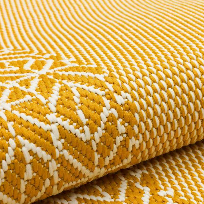 Concept Looms Terrazzo TRZ01 Indoor Outdoor Rugs in Yellow