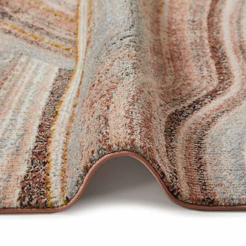 Concept Looms Amara AMA108 Marble Rugs in Blush Grey