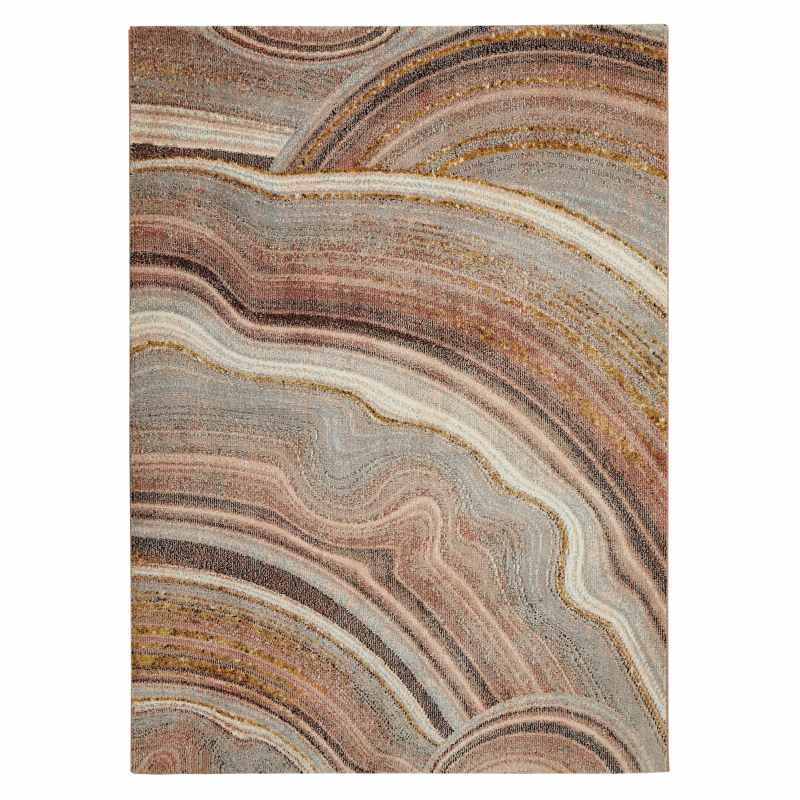 Concept Looms Amara AMA108 Marble Rugs in Blush Grey