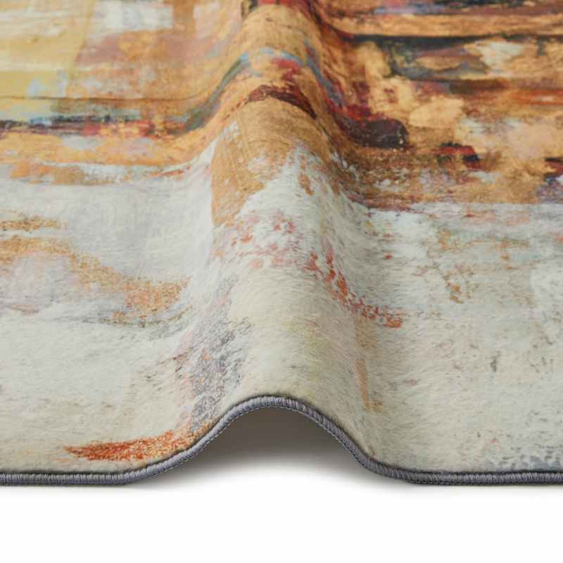 Concept Looms Lux Washable LUX03 Rugs in Beige Multi