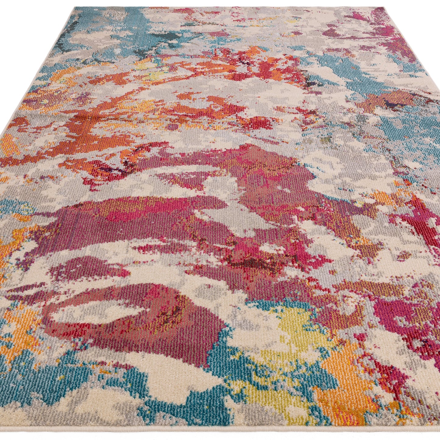 Colores Cloud Splash Abstract Rugs in CO06 Multi