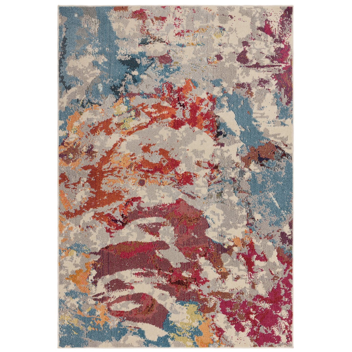 Colores Cloud Splash Abstract Rugs in CO06 Multi