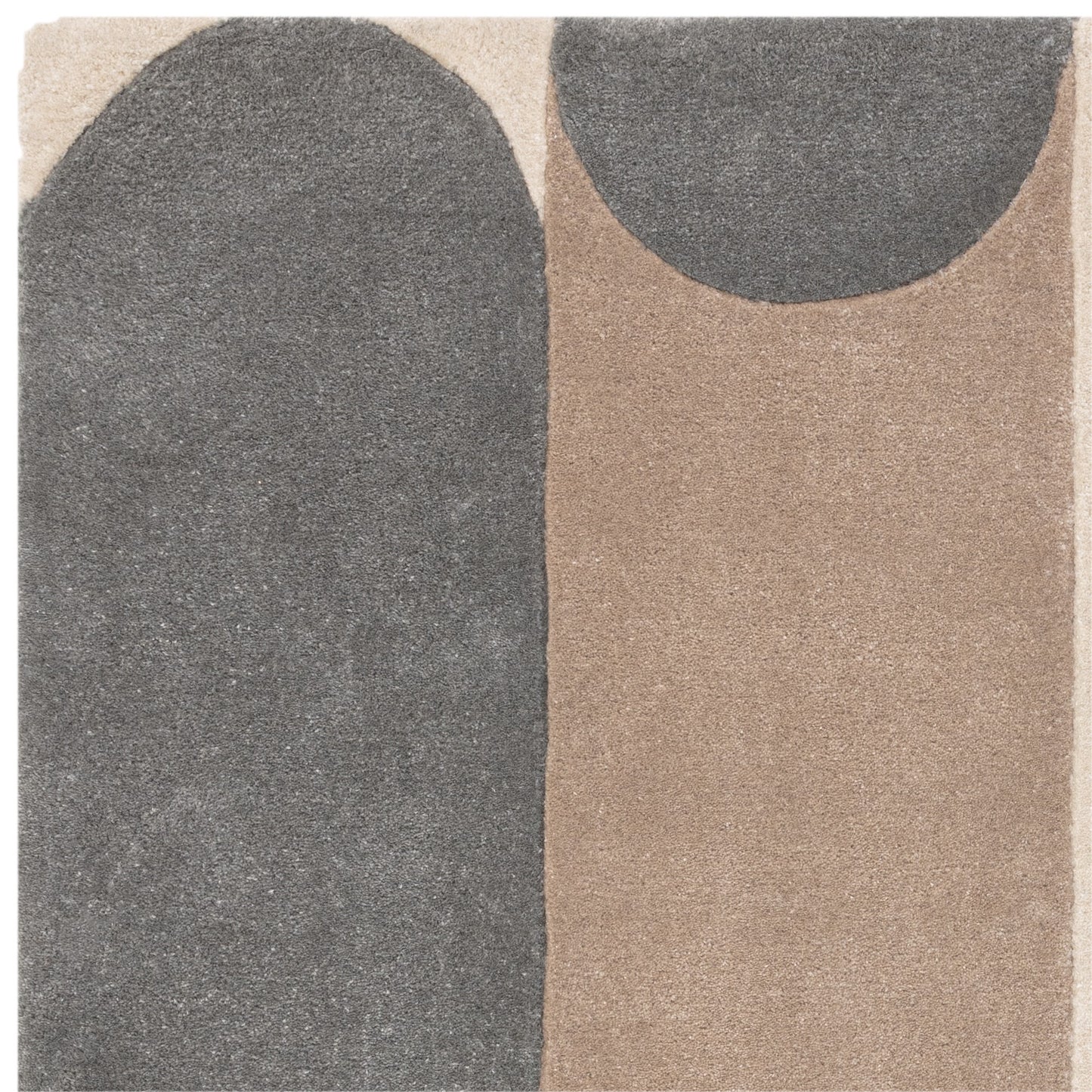 Romy Morse 08 Geometric Modern Rugs in Blue