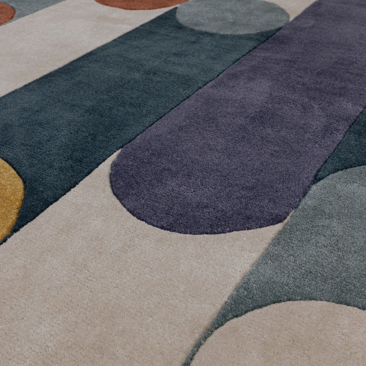Romy Morse 07 Geometric Modern Rugs in Multi