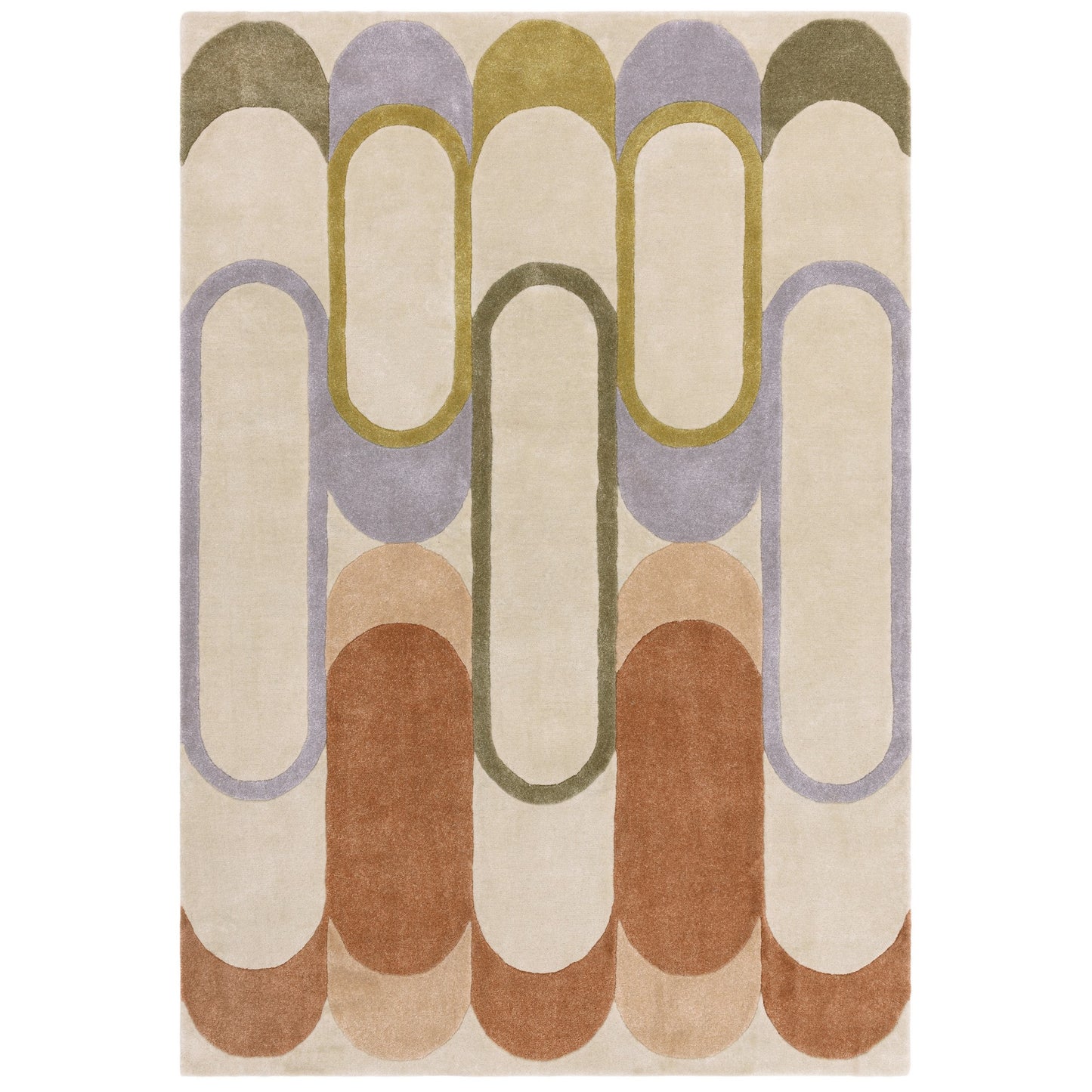 Romy Module 09 Geometric Modern Rugs in Pastel