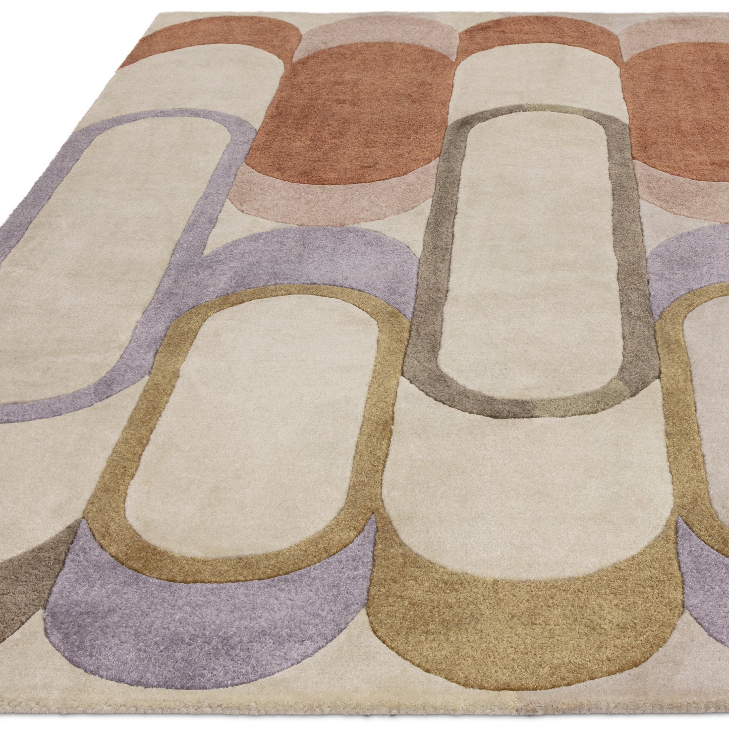 Romy Module 09 Geometric Modern Rugs in Pastel