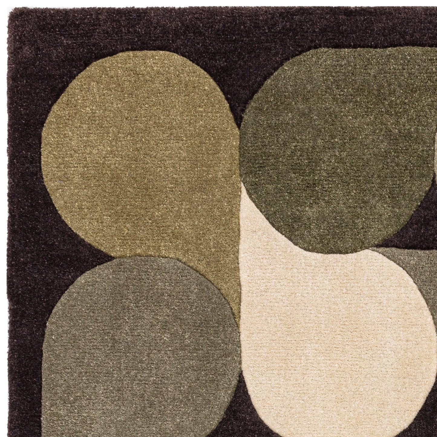 Romy Jive 15 Geometric Modern Rugs in Green