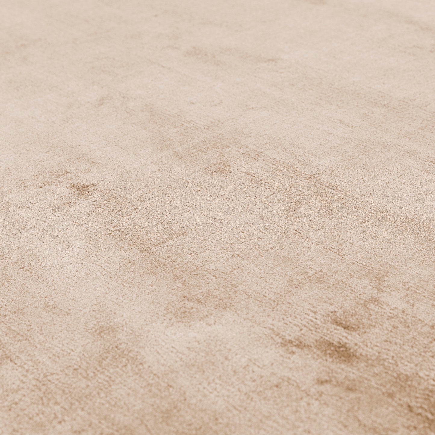Gleam Modern Plain High Shine Rugs in Moleskin Brown