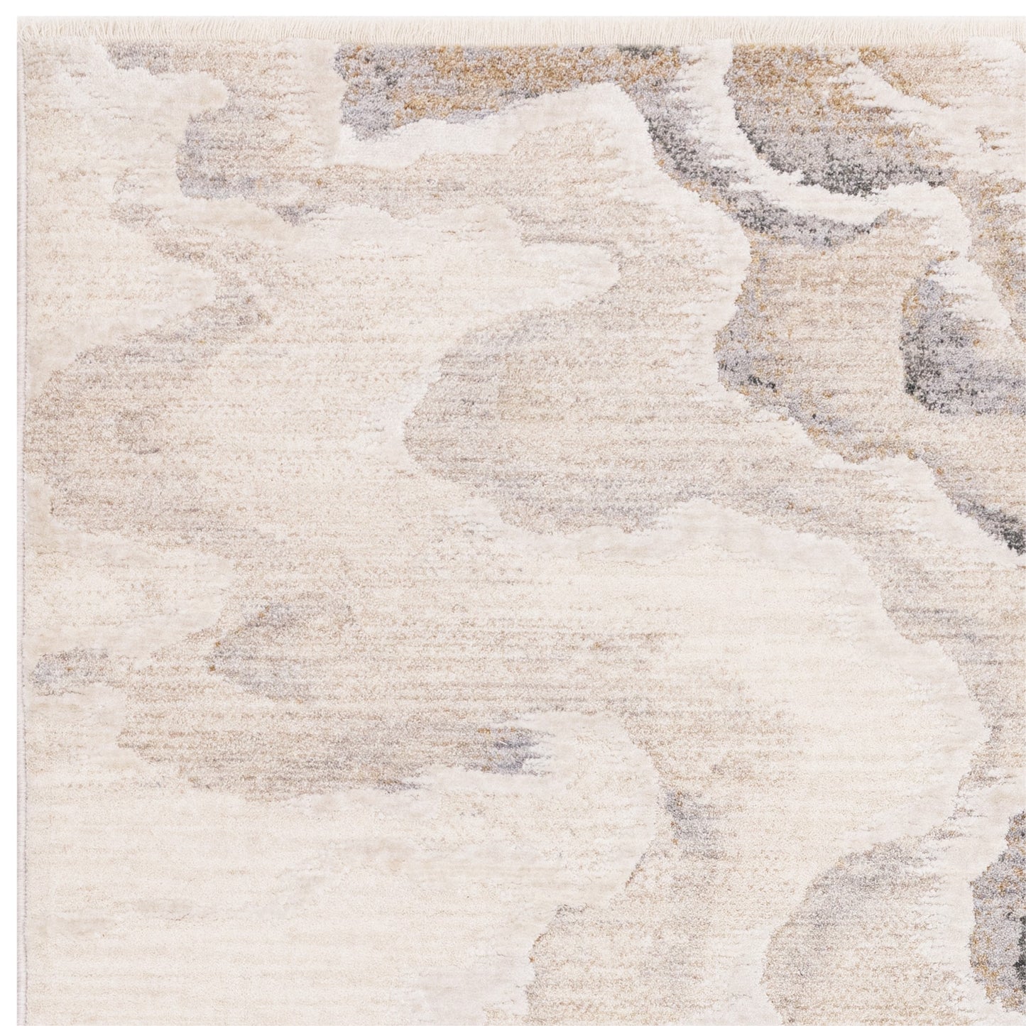 Seville Setas Modern Abstract Rugs in Beige Natural