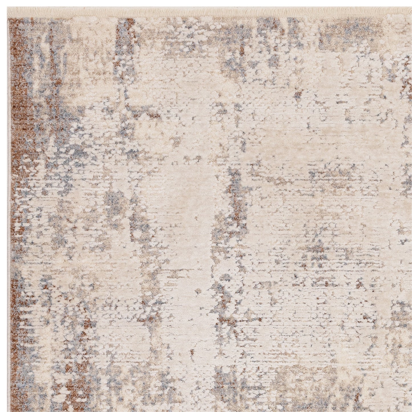 Seville Ribera Modern Abstract Rugs in Beige Natural