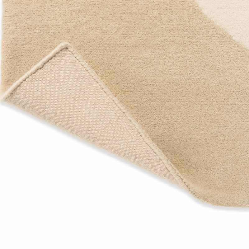 Seireeni Wool Abstract Rugs 132707 by Marimekko in Warm Beige