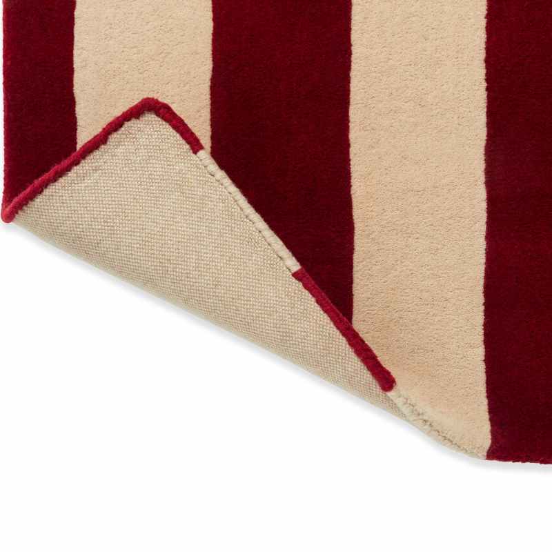 Ralli Wool Stripe Rugs 132603 by Marimekko in Burnt Orange