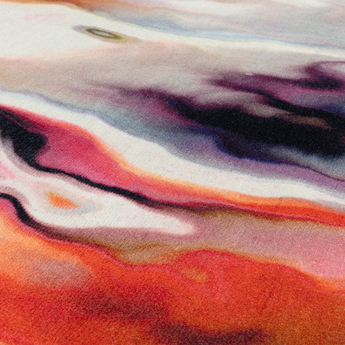 Vision Impression Modern Abstract Wool Rug in Multi