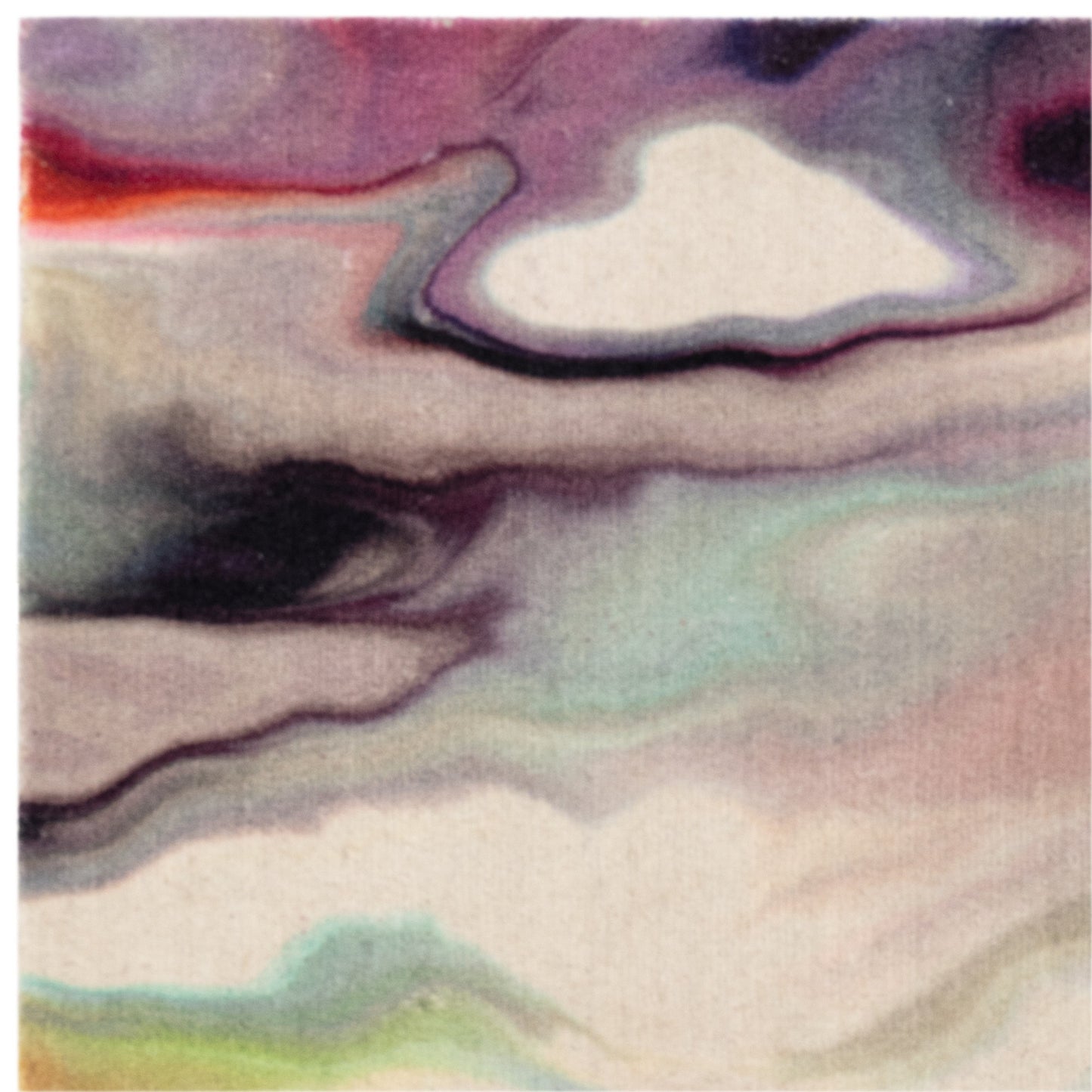 Vision Impression Modern Abstract Wool Rug in Multi