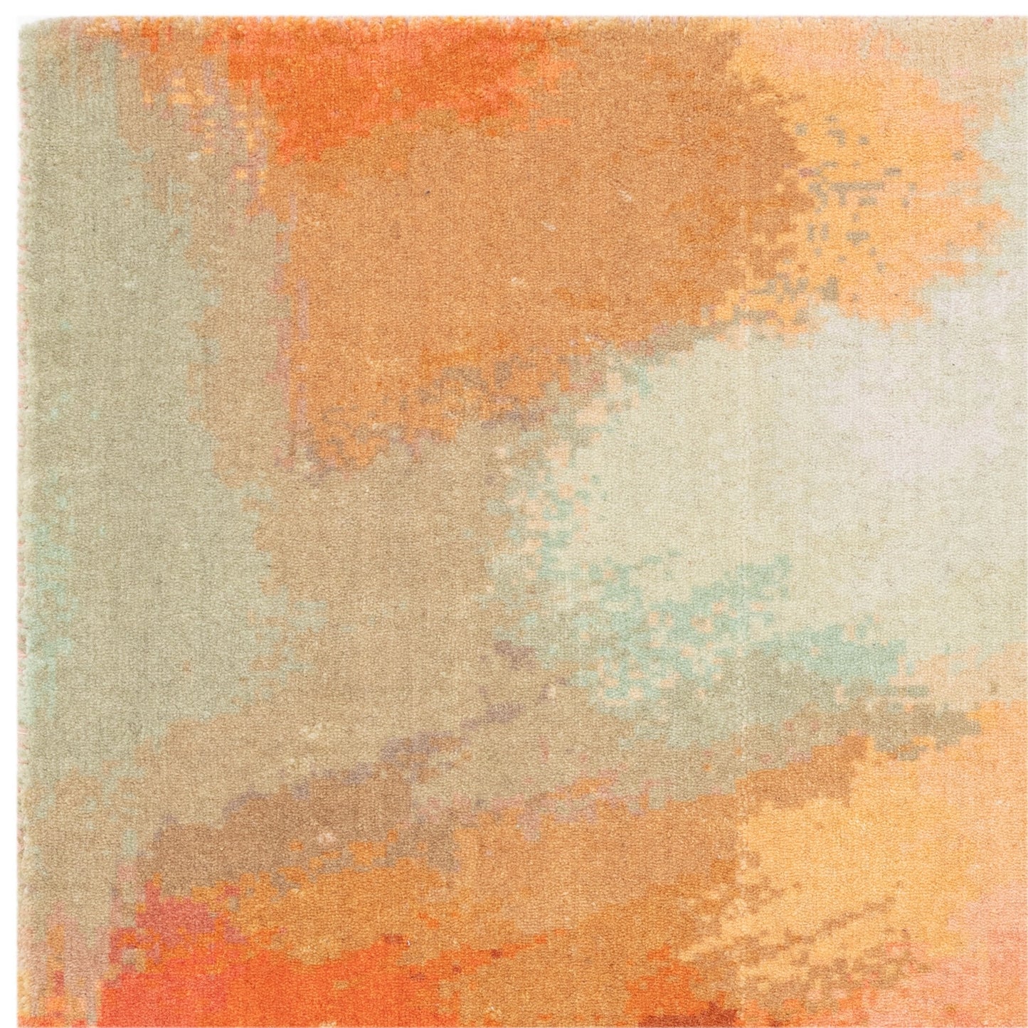 Vision Diffuse Modern Abstract Wool Rug in Multi