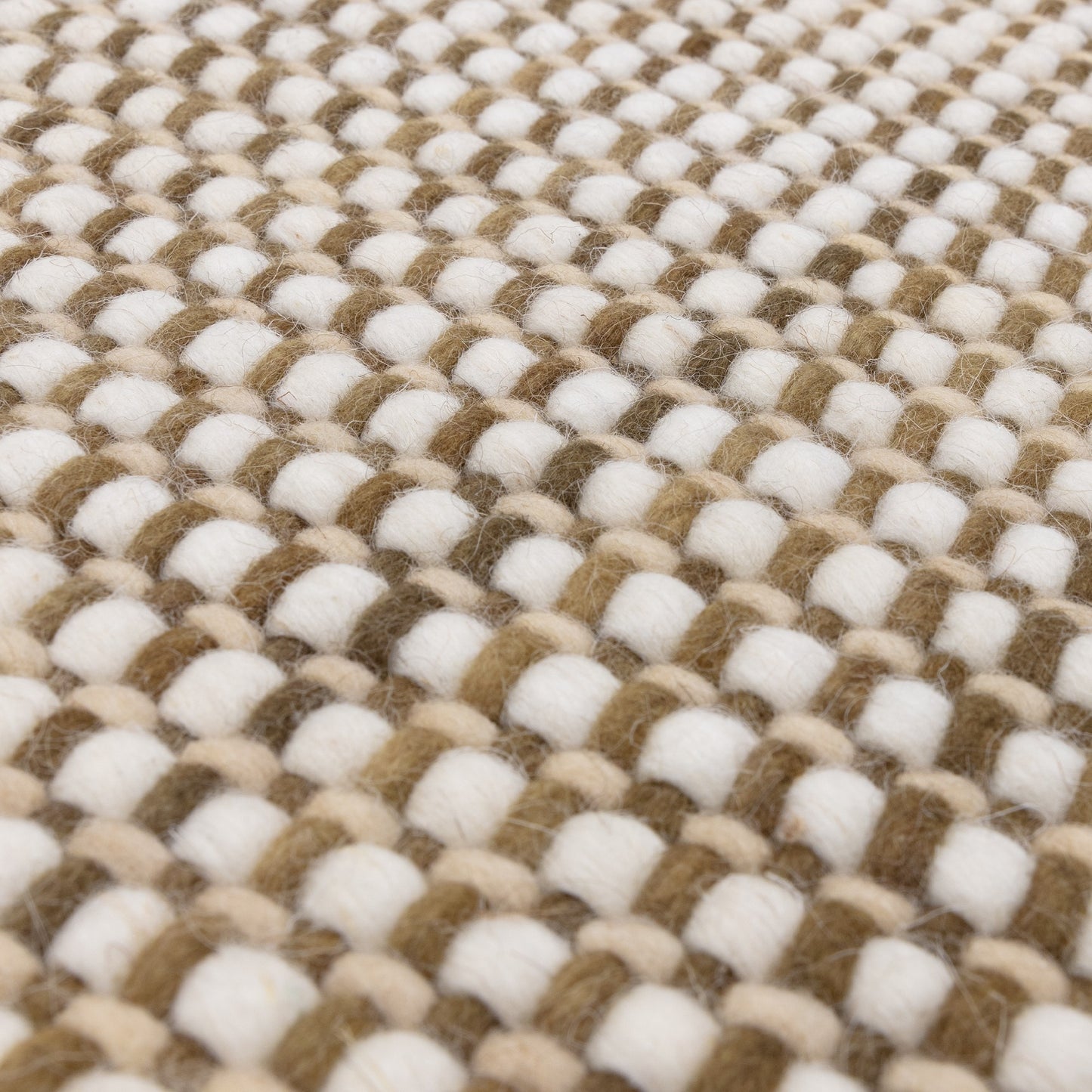 Avalon Modern Wool Flatweave Plain Rug in Forest Green