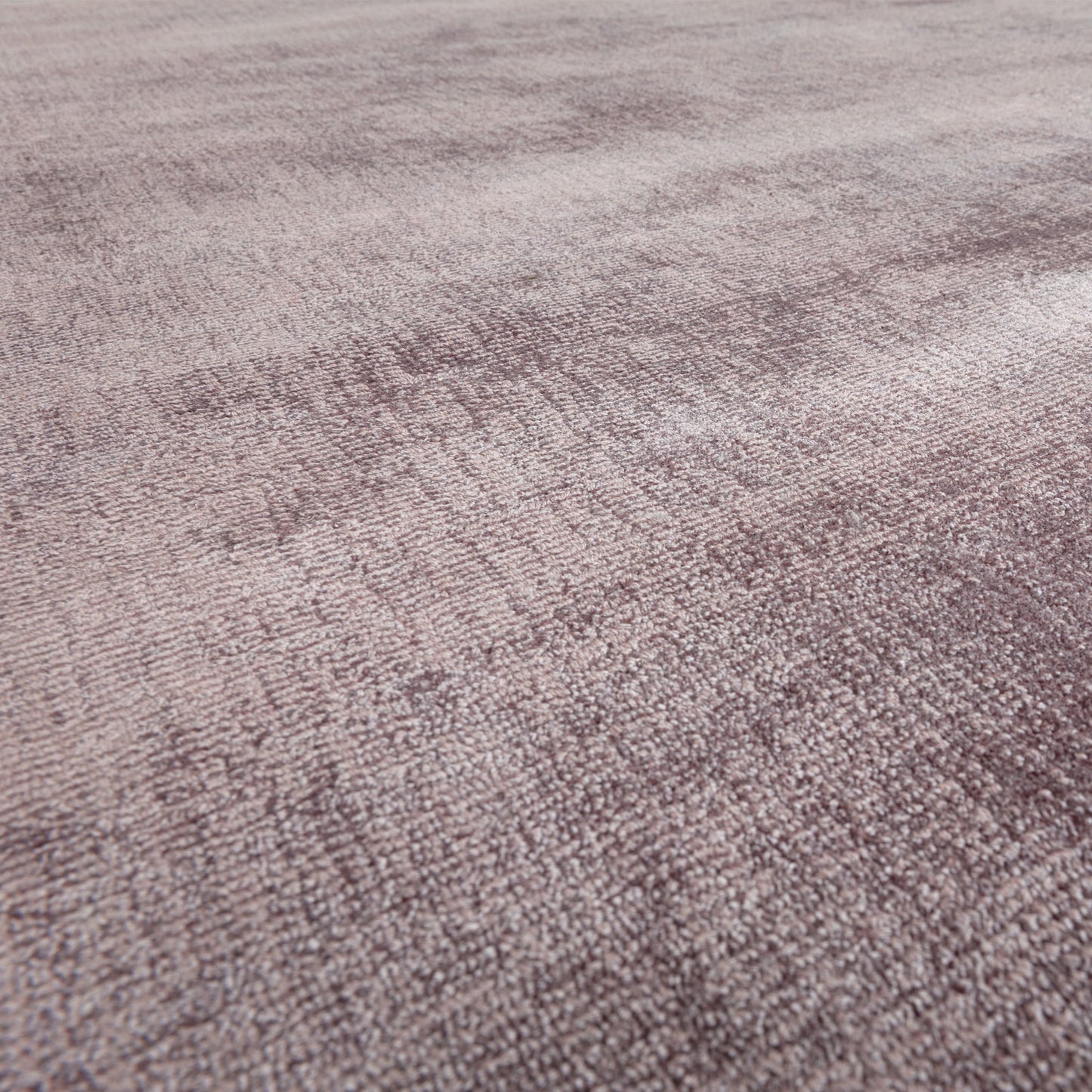 Blade Border Fine Modern Plain Rugs in Charcoal Moleskin Brown