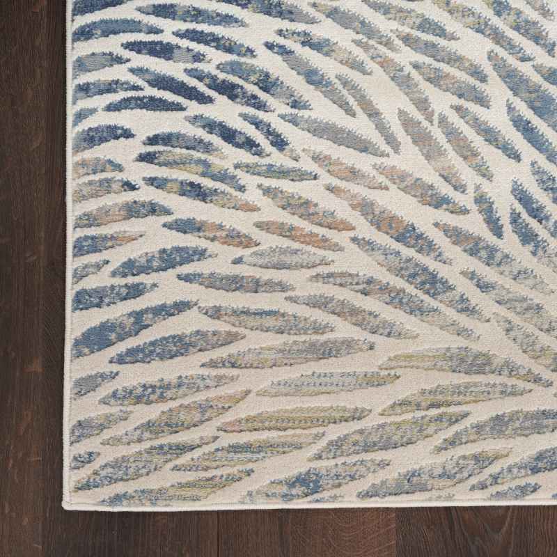 Nourison Exhale Abstract Runner Rugs EXL03 in Multi