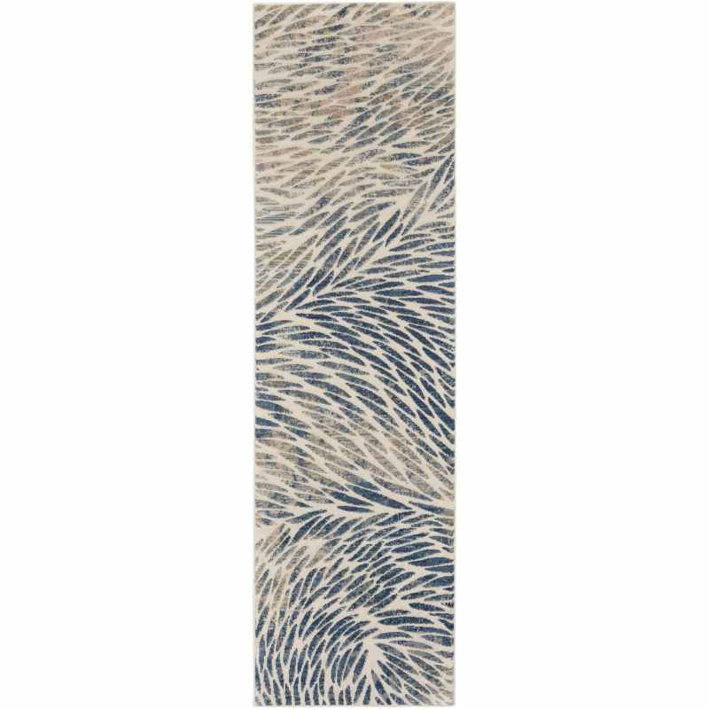 Nourison Exhale Abstract Runner Rugs EXL03 in Multi