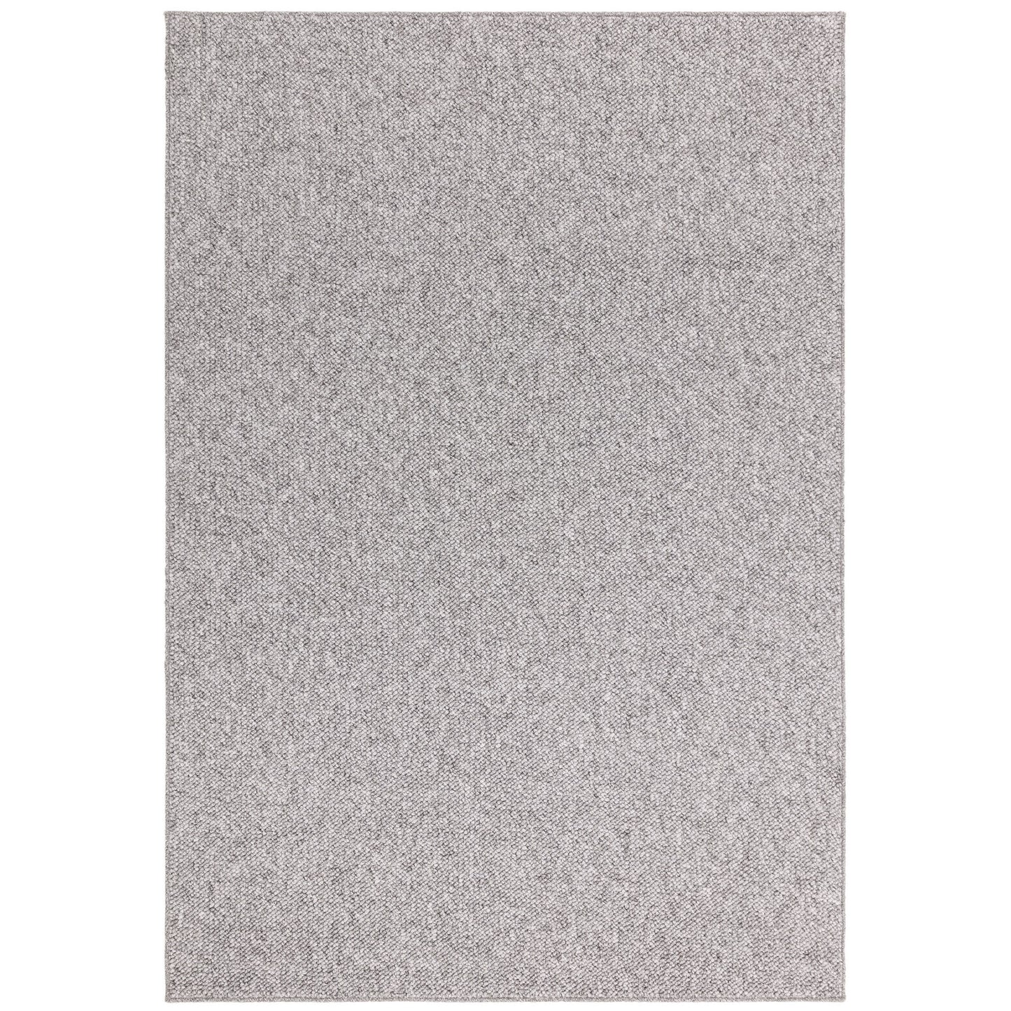 Boden Boho Washable Plain Textured Rugs in Grey