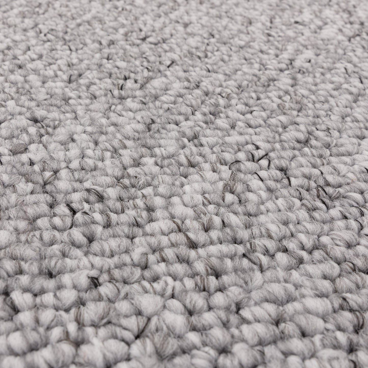 Boden Boho Washable Plain Textured Rugs in Grey