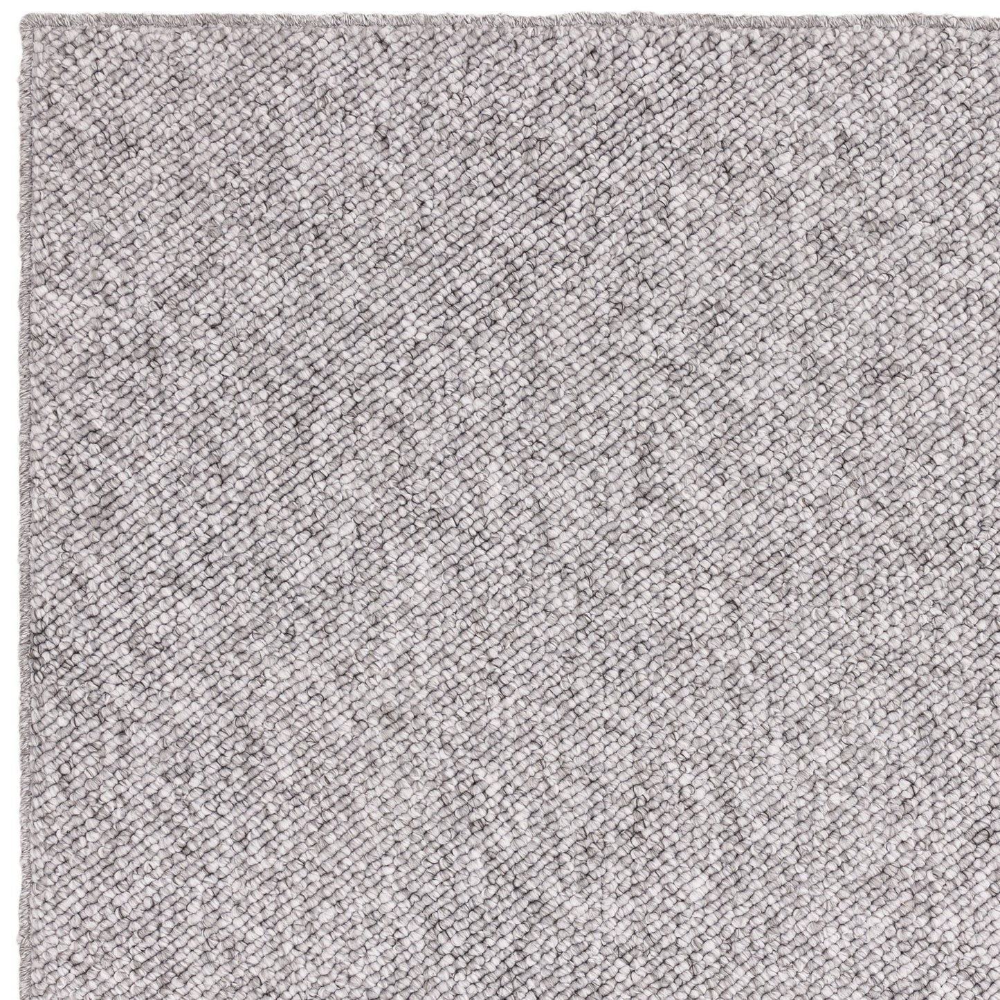 Boden Boho Washable Plain Textured Rugs in Grey