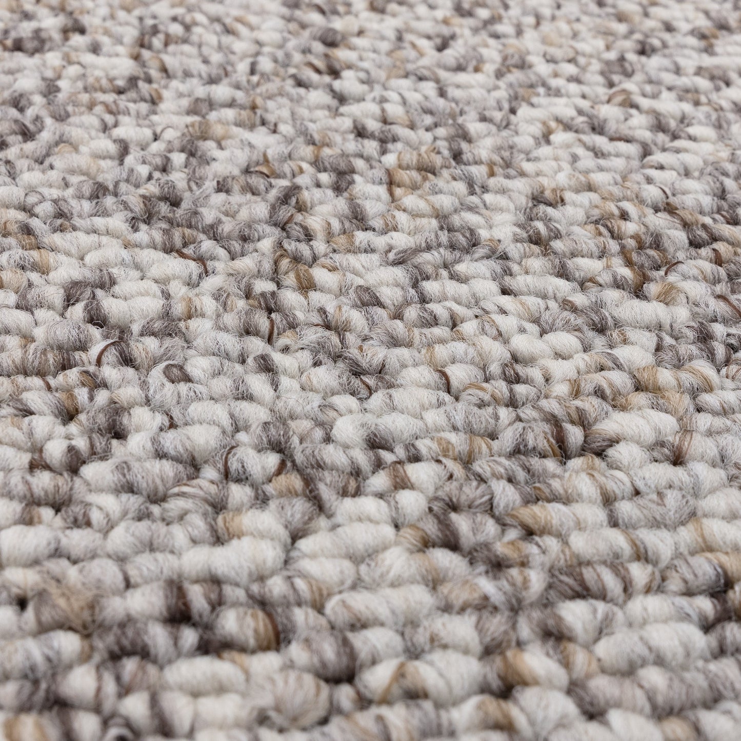 Boden Boho Washable Plain Textured Rugs in Stone Grey