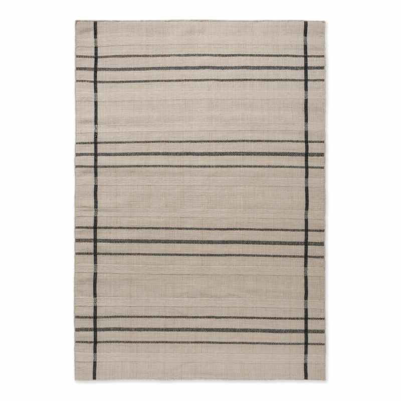 Zona Line Indoor Outdoor Rug 497605 by Brink & Campman in Charcoal