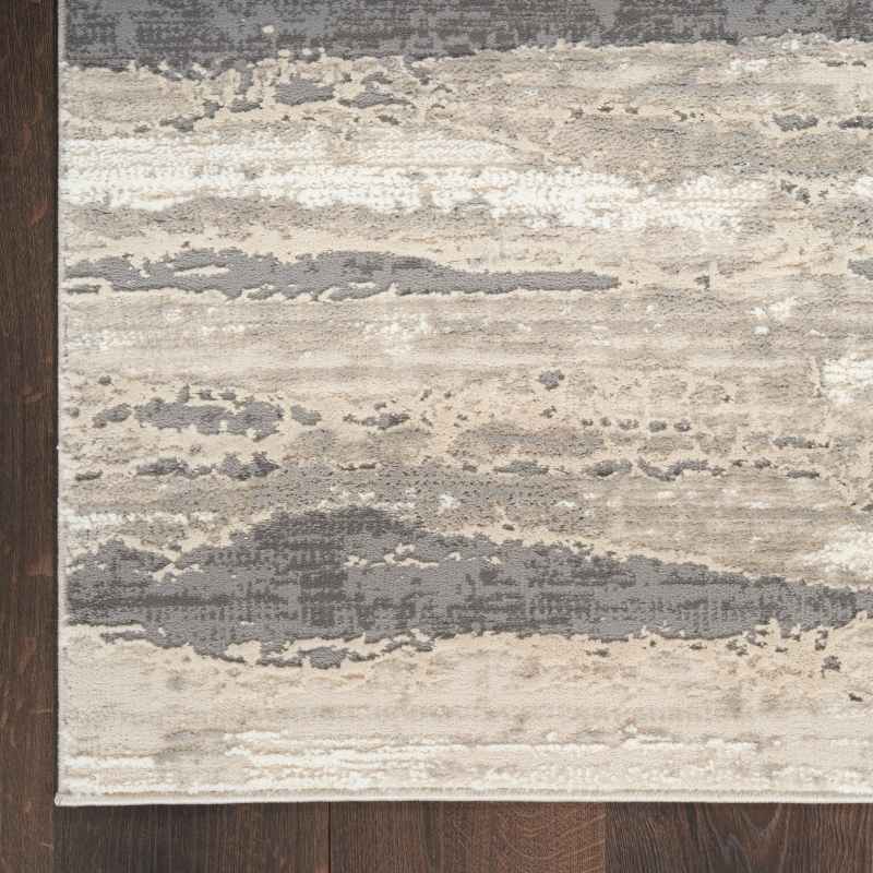 Sustainable Trend SUT03 Abstract Runner Rugs by Nourison in Ivory Multi