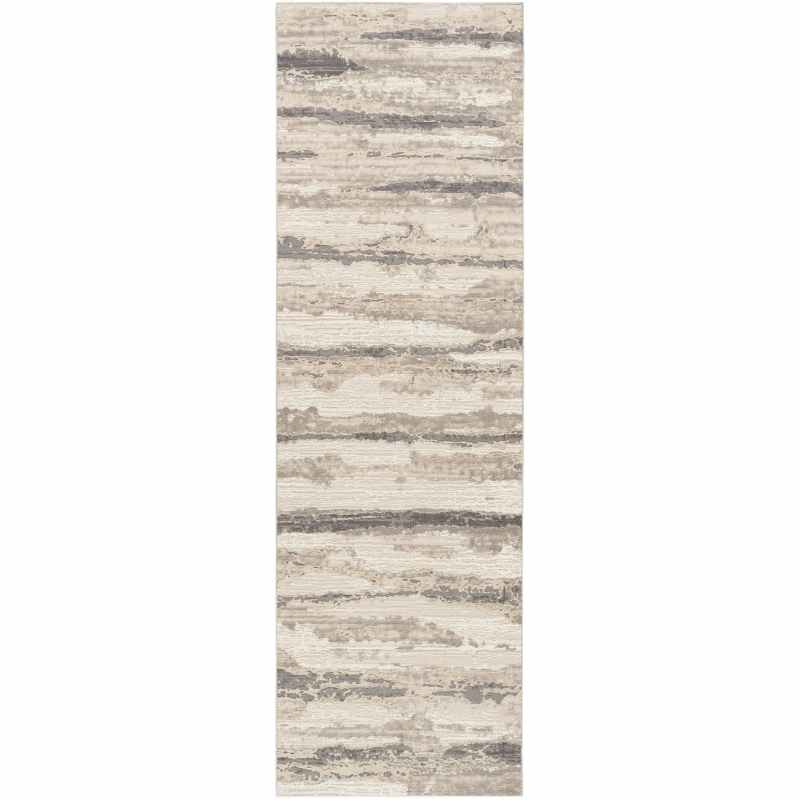 Sustainable Trend SUT03 Abstract Runner Rugs by Nourison in Ivory Multi
