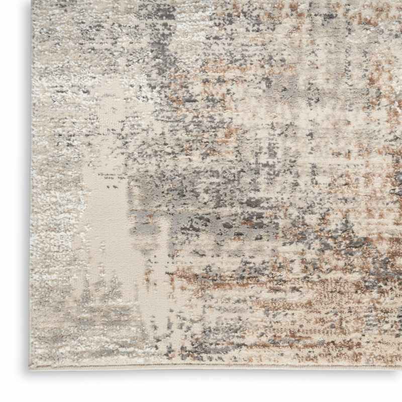 Sustainable Trend SUT04 Abstract Rugs by Nourison in Beige Grey
