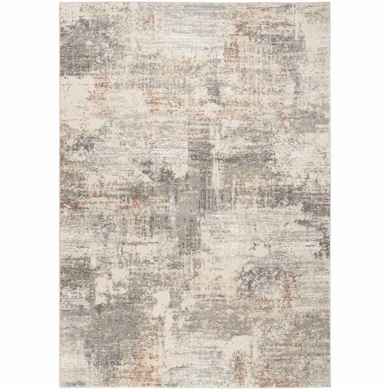 Sustainable Trend SUT04 Abstract Rugs by Nourison in Beige Grey
