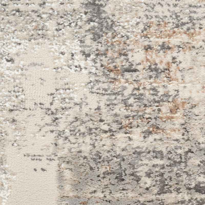 Sustainable Trend SUT04 Abstract Runner Rugs by Nourison in Beige Grey