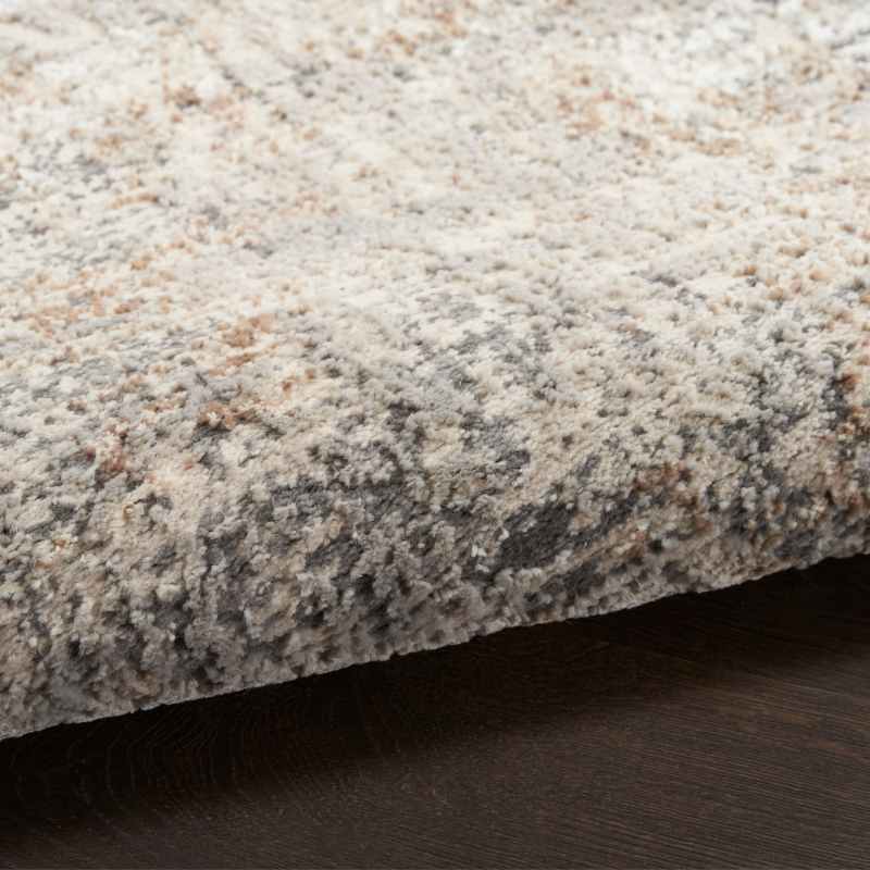 Sustainable Trend SUT04 Abstract Runner Rugs by Nourison in Beige Grey