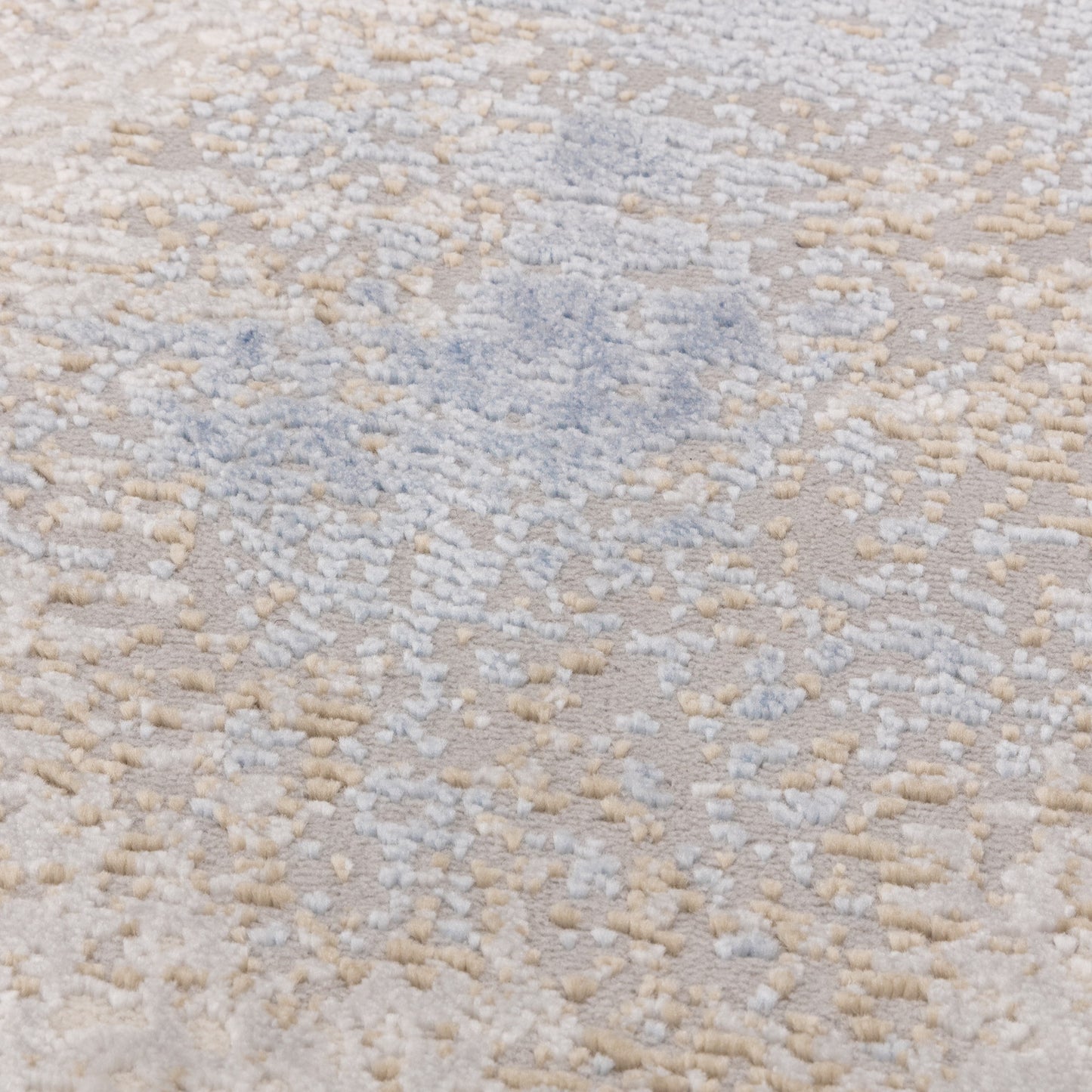 Stellar ST05 Modern Abstract High Shine Rugs in Blue