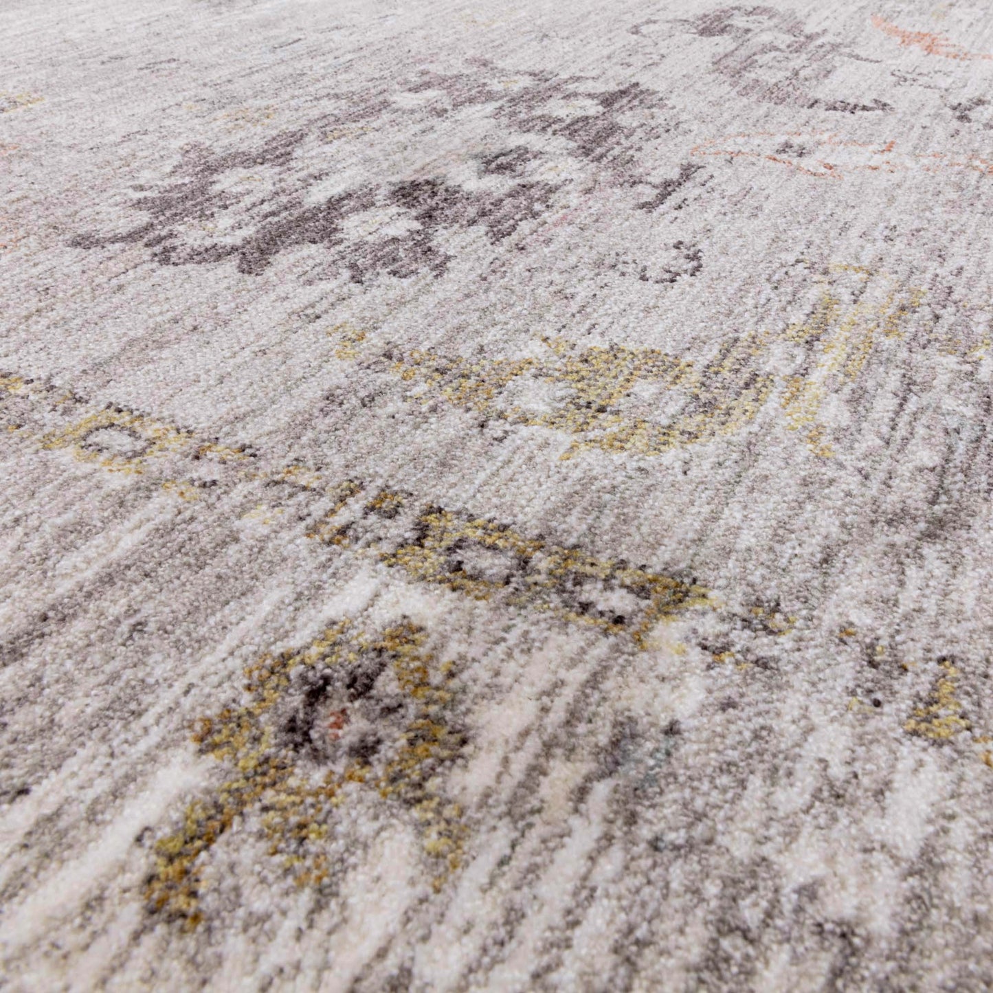 Jasper JA04 Traditional Classic Heritage Runner Rugs in Grey Silver