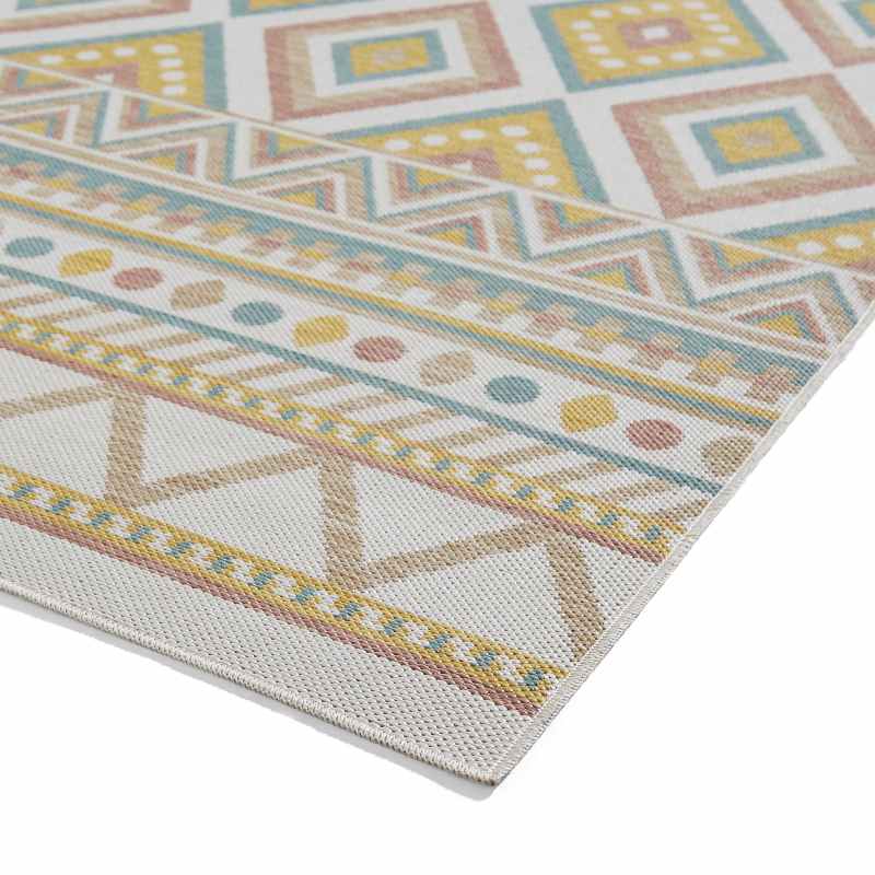 Spectrum E3145 Indoor Outdoor Geometric Rugs in Multi