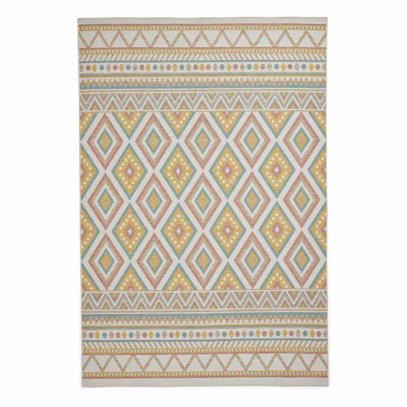 Spectrum E3145 Indoor Outdoor Geometric Rugs in Multi