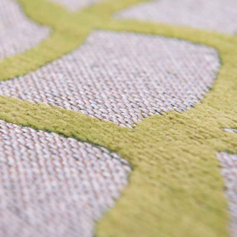Louis De Poortere Mad Men Dedalo Circle Rugs 9204 in Republic Green