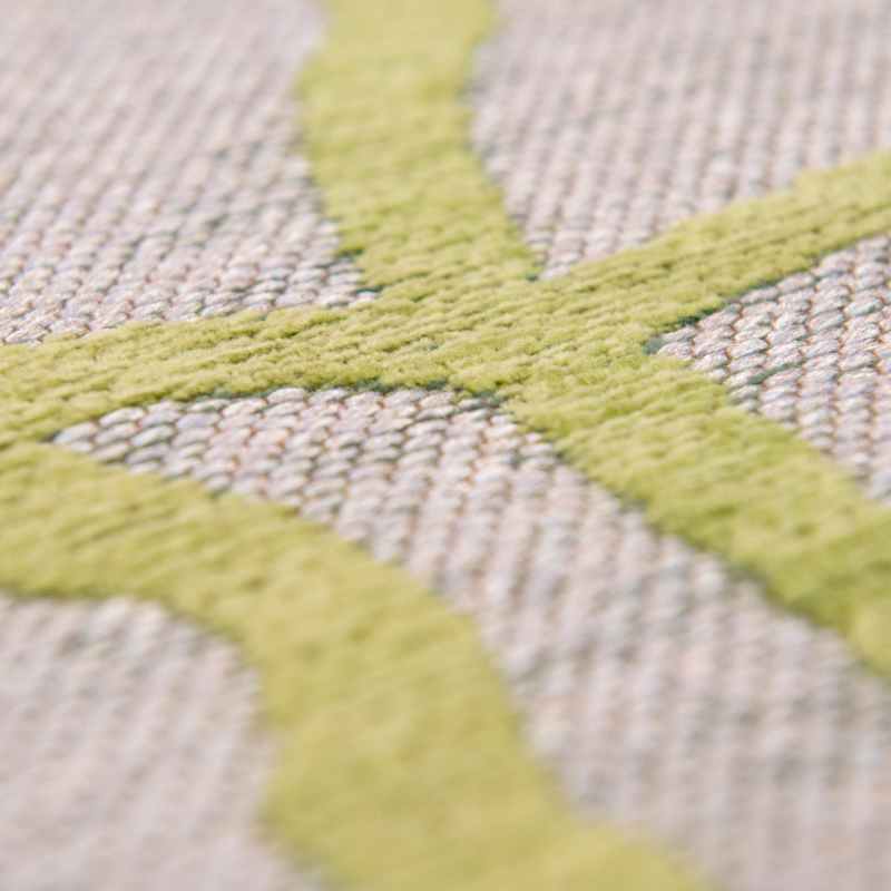 Louis De Poortere Mad Men Dedalo Circle Rugs 9204 in Republic Green
