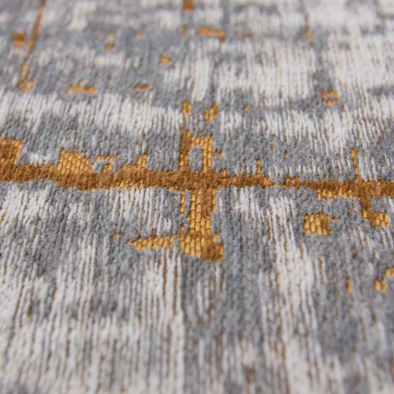 Louis De Poortere Mad Men Griff Circle Rugs 8419 in Columbus Gold